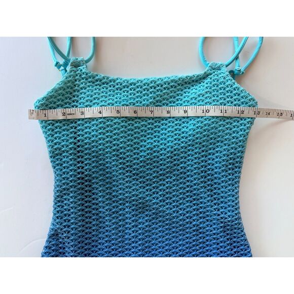 NWT Trina Turk Women's Sun Opal One-Piece Swimsuit in Moon Blue Ombre Size 4 - Picture 11 of 13